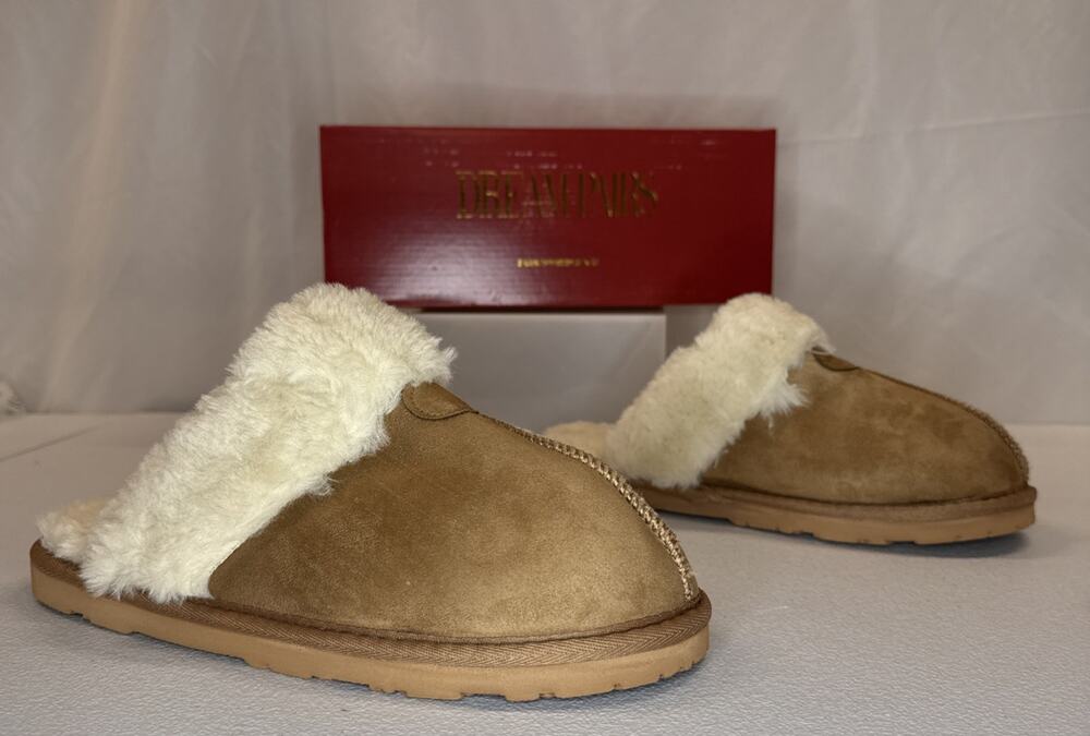 Womens Dream Pairs Sofie-05 Comfort Slippers Size 10, Chesnut